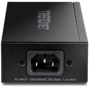 TRENDnet TPE-219GI 2.5 Gigabit PoE++ Injector, Up to 90W power, Wall mount, Integrated power supply